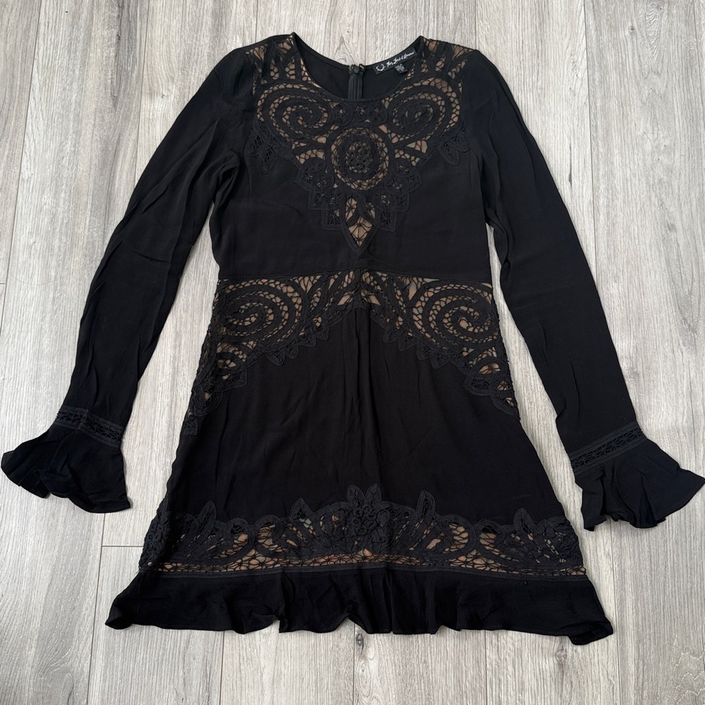 For Love and Lemons Valentina Dress Crochet Boho